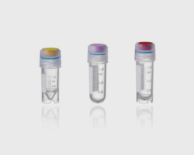 Cryo Vials, Internal Thread With Silicone Washer Seal, CAP TOP WITH INSERT