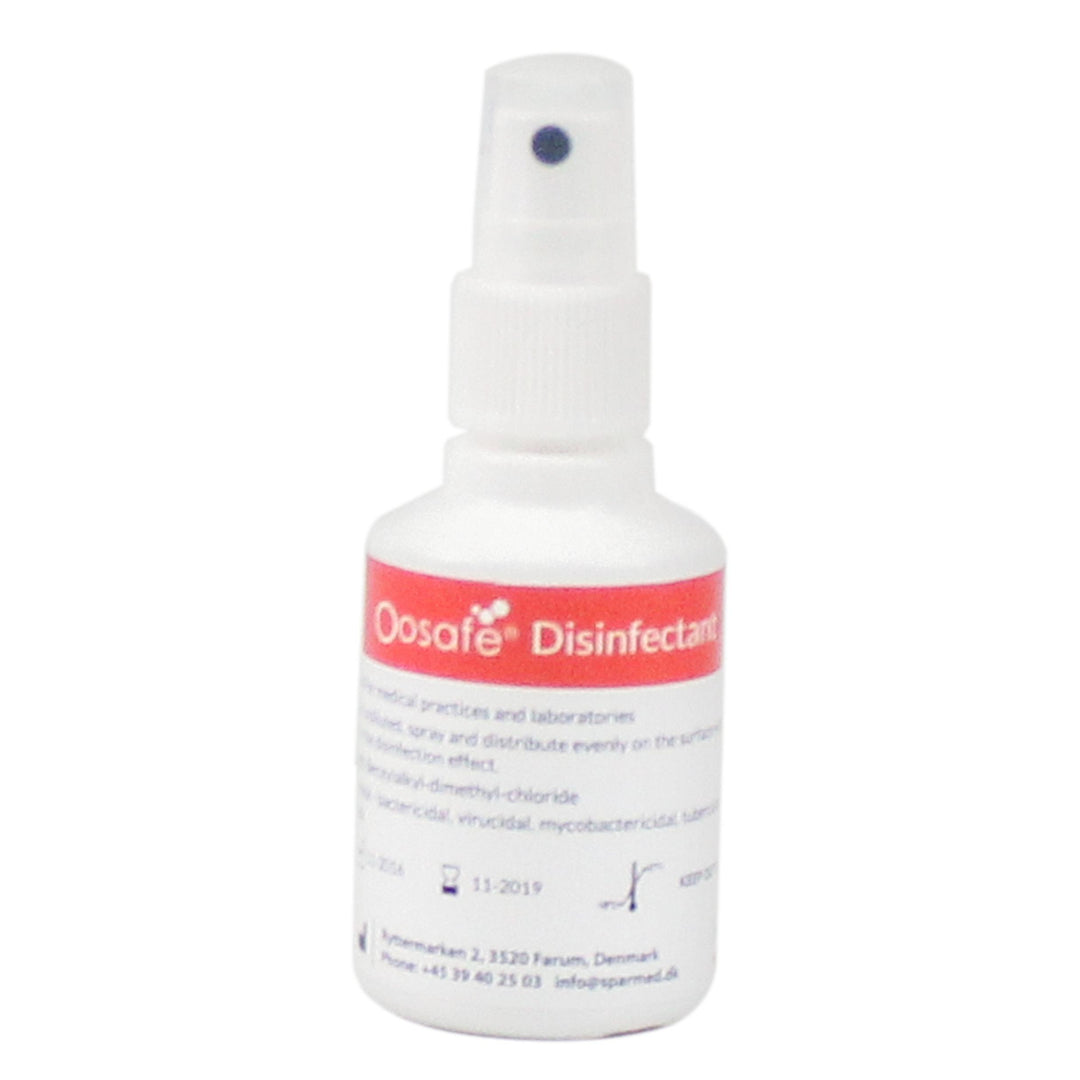 Oosafe® Class IIa Medical Device Disinfectant 50ml with spray - IVFSynergy