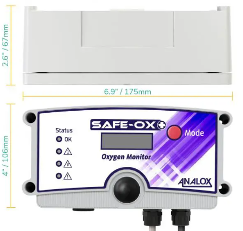 SAFE-OX+ O2 Monitor