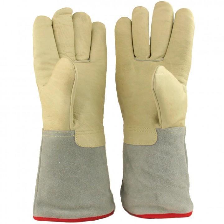 U.S. Solid 35 cm 13.8" Protective Gloves for Cryogenic Dewar Liquid Nitrogen Container - IVFSynergy